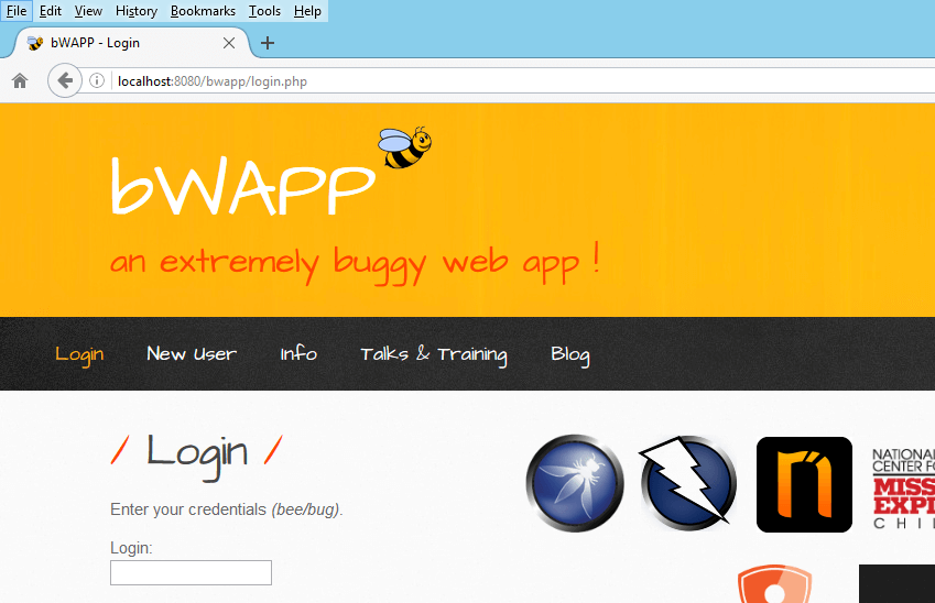 Security Testing - Demo Hosted Application bWAAP Security Testing - Demo Hosted Application - bWAAP