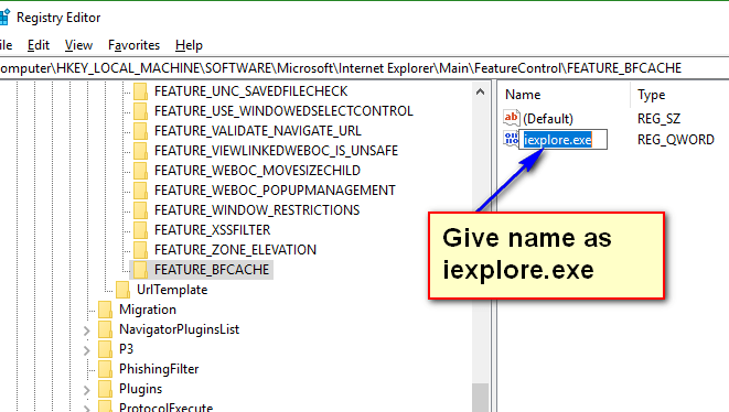 Configuring IE Browser - iexplore
