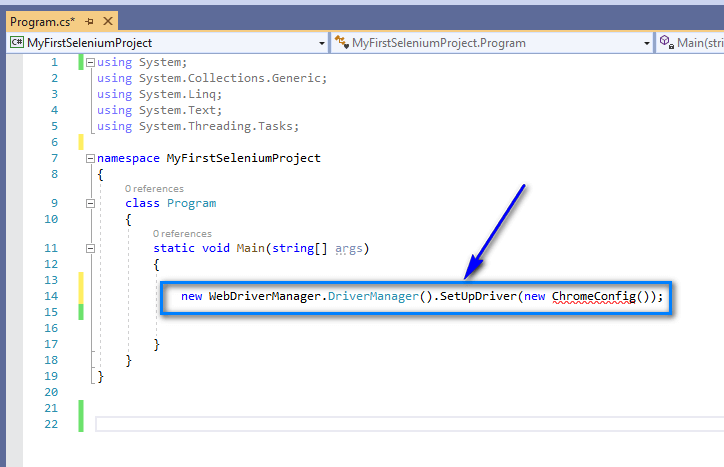 Selenium C# - Chrome Config