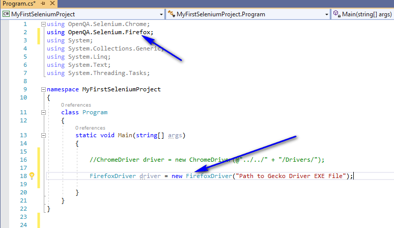 how to copy mozilla geckodriver