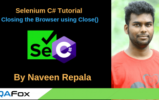 Selenium C Sharp – Closing the Browser using Close()