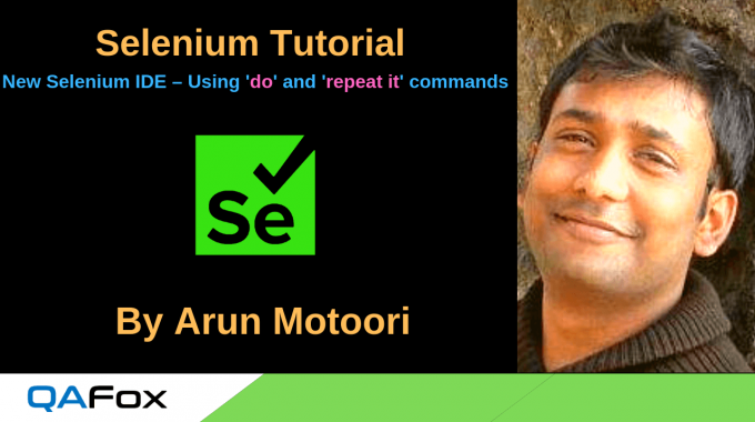 New Selenium IDE – Using ‘do’ and ‘repeat if’ commands