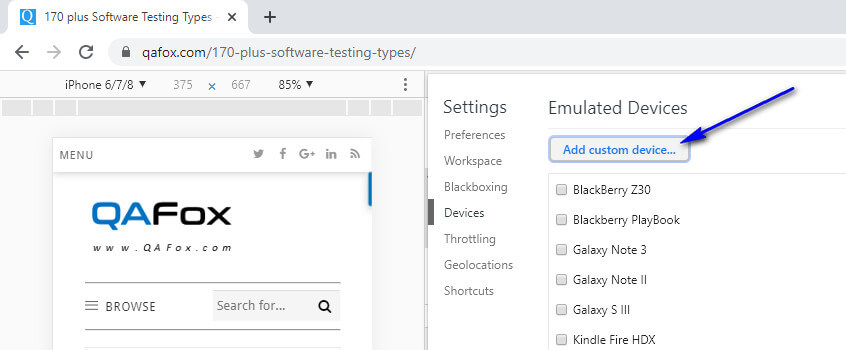 Add Custom Device